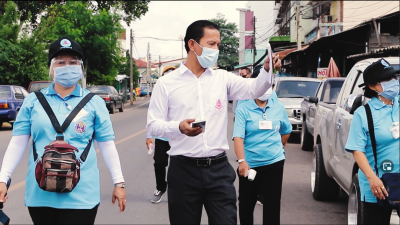 ลงพื้นที่เคาะประตูบ้านในชุมชนเขตเทศบาลนครสุราษฎร์ธานี Image 1